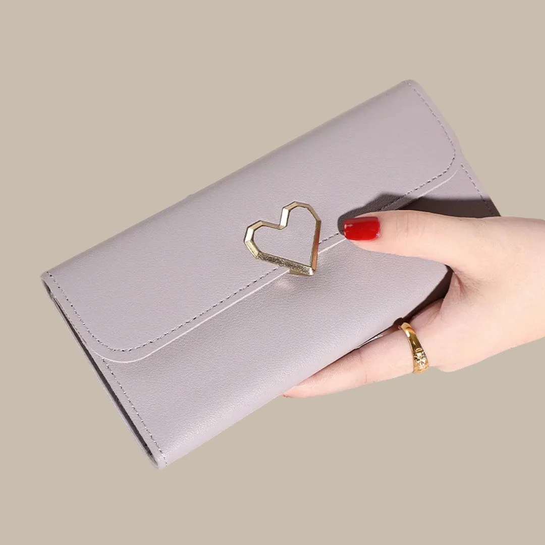 Elegant Classic Soft Leather Wallets for Women