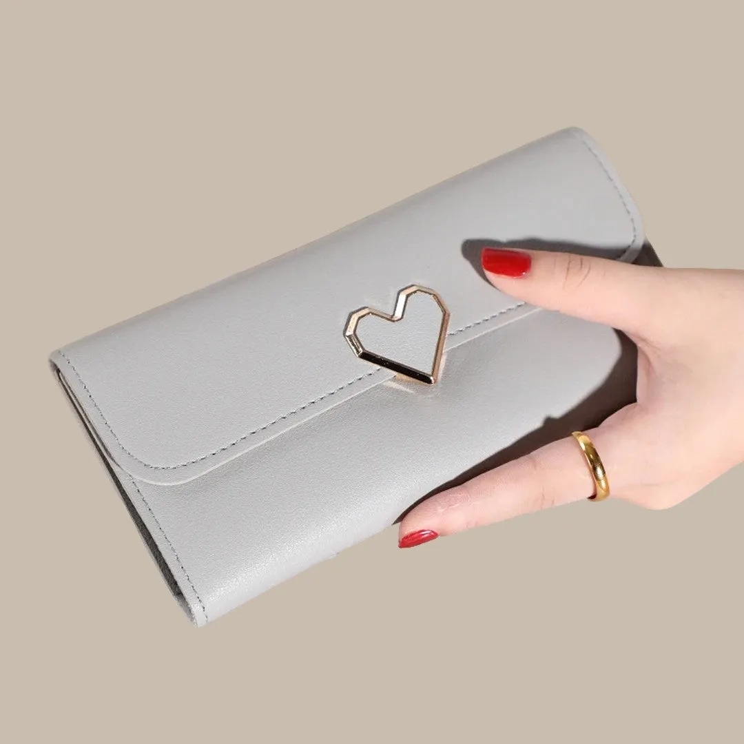 Elegant Classic Soft Leather Wallets for Women