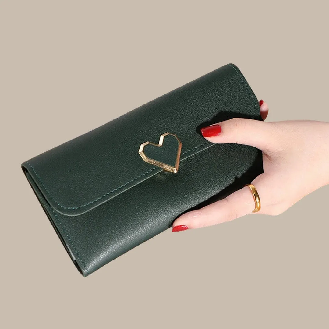 Elegant Classic Soft Leather Wallets for Women