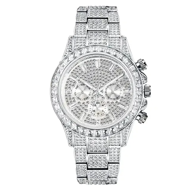 Elegant Diamond Calendar Watches