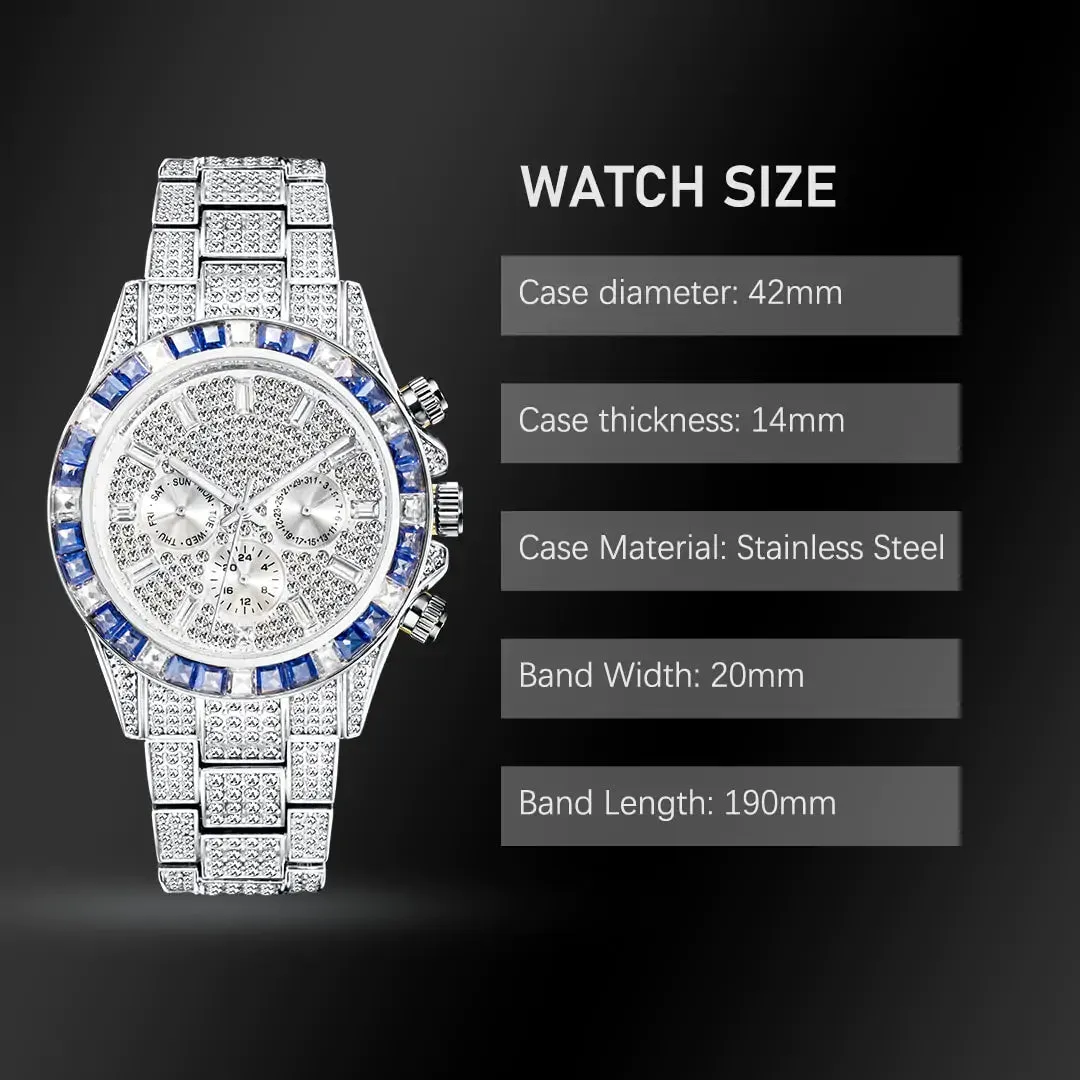 Elegant Diamond Calendar Watches