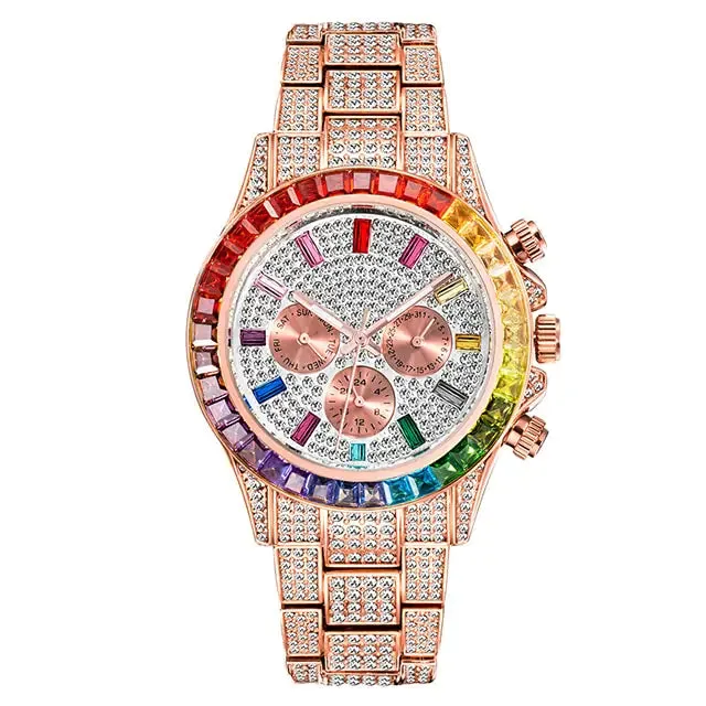 Elegant Diamond Calendar Watches