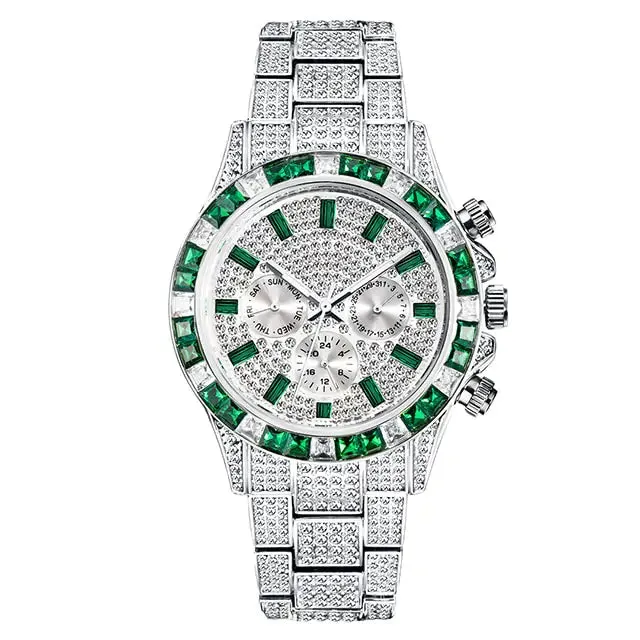 Elegant Diamond Calendar Watches