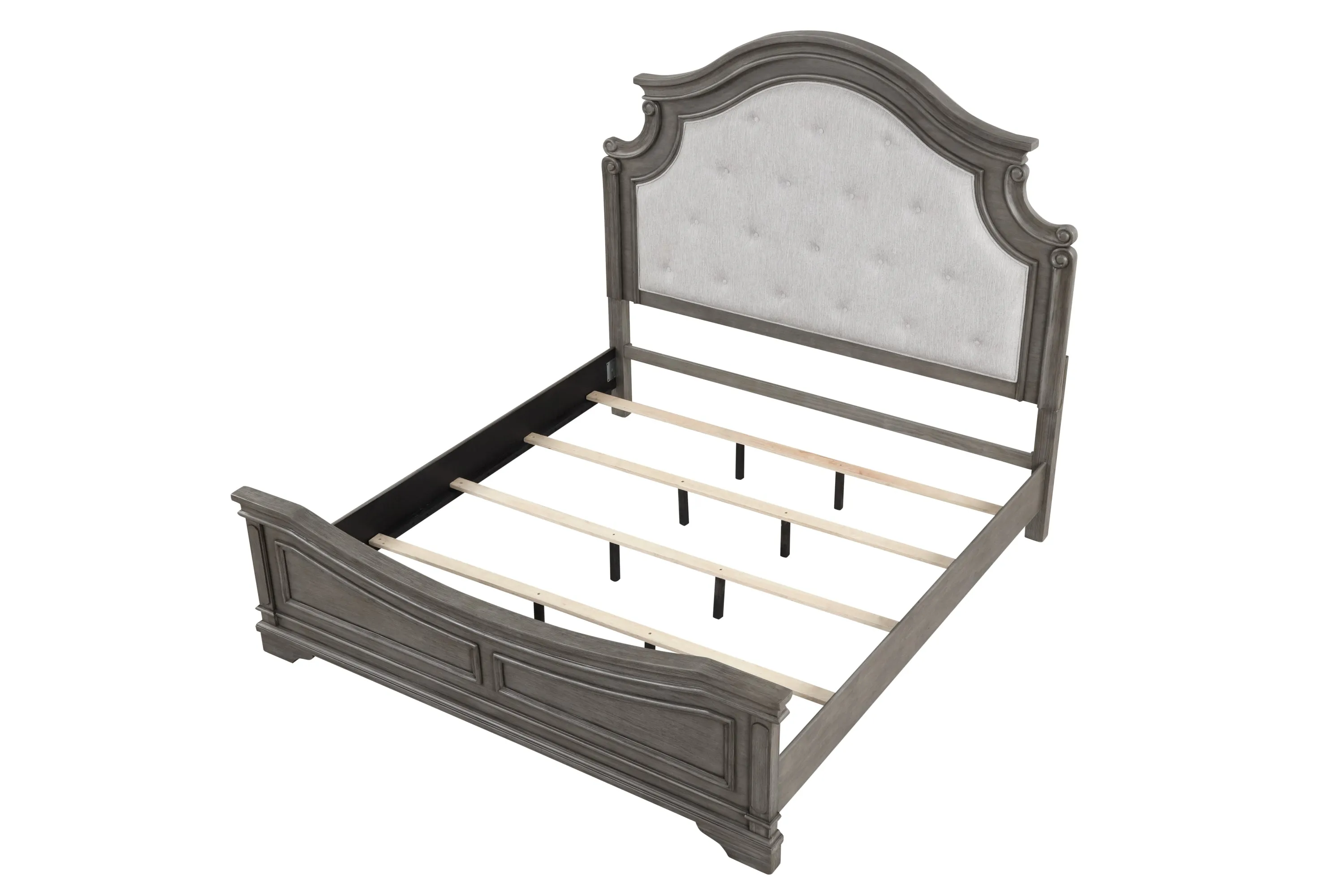 Elegant Dreams Gray King Bed