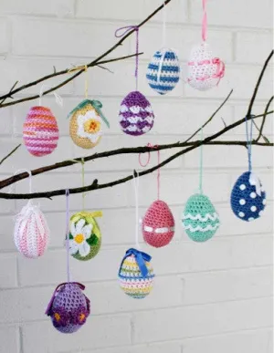 Elegant Easter Eggs Crochet Pattern