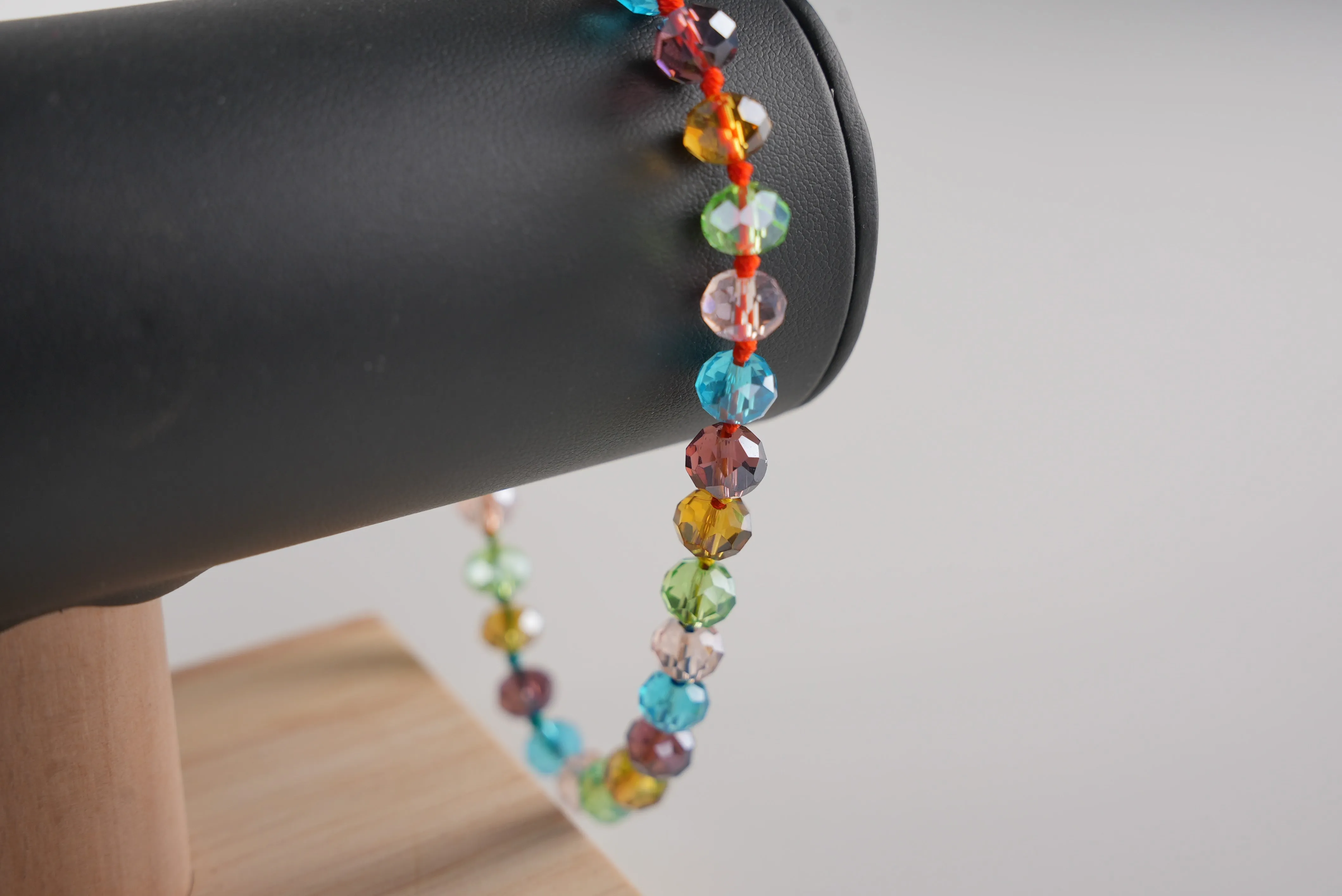 Elegant Glass Bead Bracelet