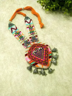 Elegant Handmade Tribal Beaded Necklace