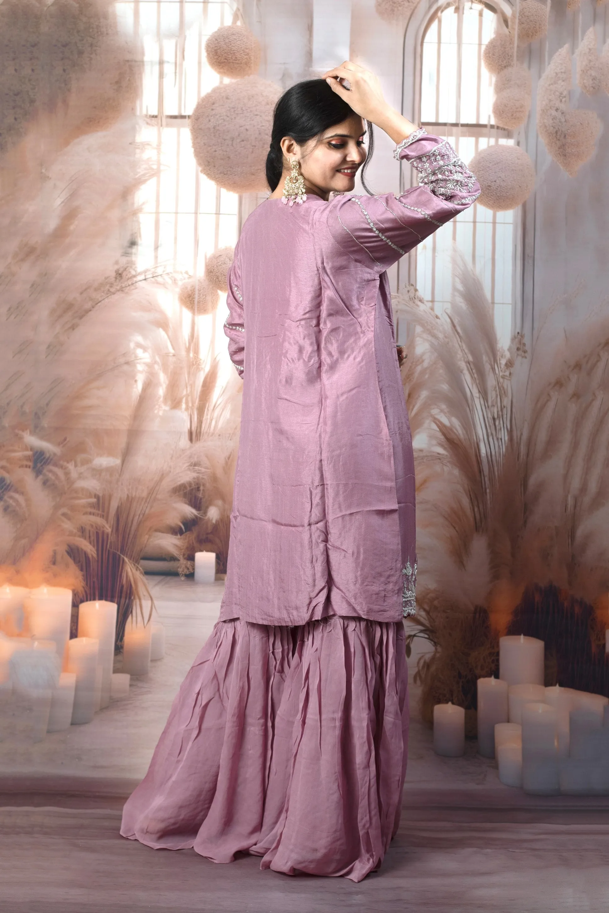 Elegant Lavender Ladies Suits