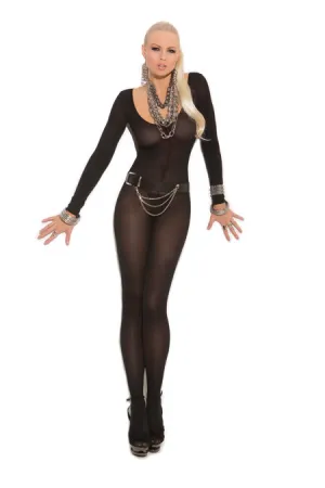 Elegant Moments Sheer Long Sleeve Body Stocking