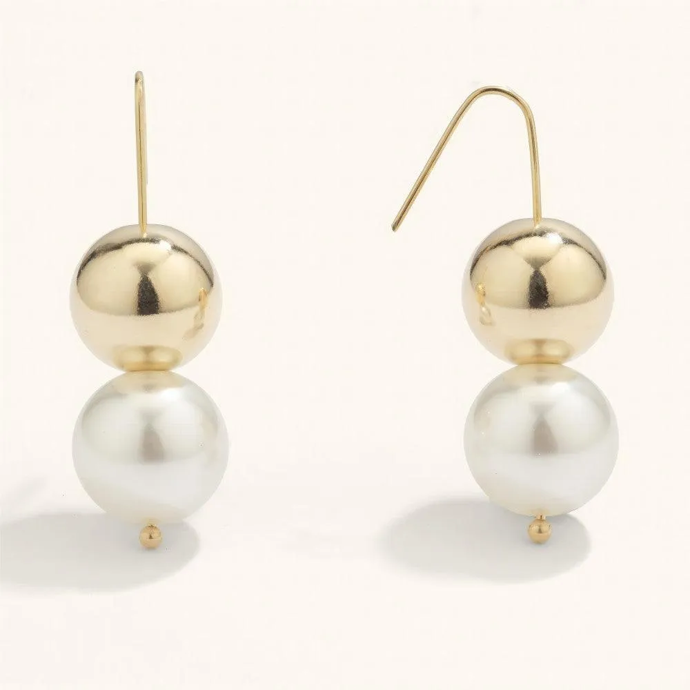 Elegant Pearl Drop Earrings