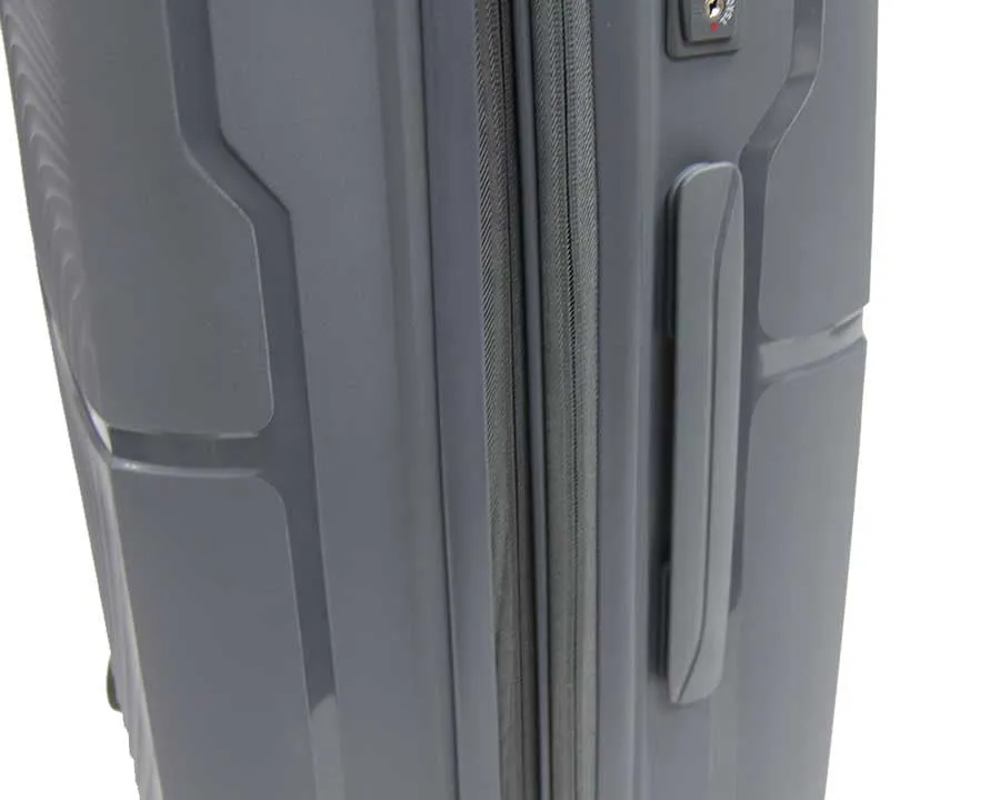 Elegant Polypropylene Expandable Luggage with Spinner Wheels with TSA Lock