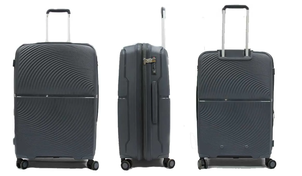 Elegant Polypropylene Expandable Luggage with Spinner Wheels with TSA Lock