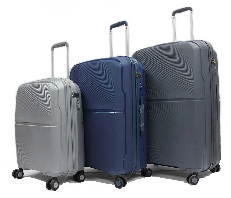 Elegant Polypropylene Expandable Luggage with Spinner Wheels with TSA Lock