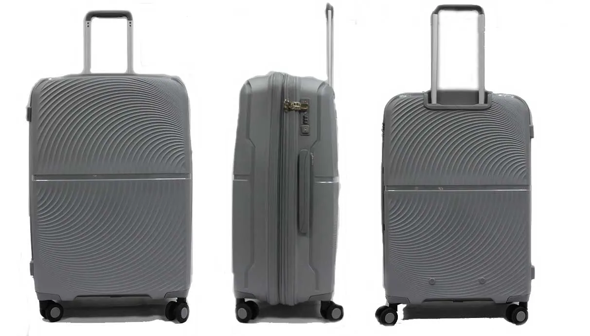 Elegant Polypropylene Expandable Luggage with Spinner Wheels with TSA Lock