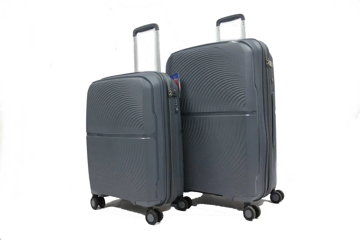 Elegant Polypropylene Expandable Luggage with Spinner Wheels with TSA Lock