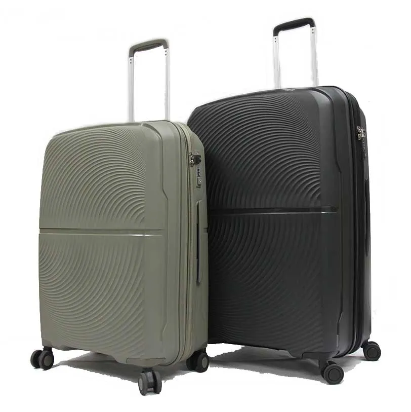 Elegant Polypropylene Expandable Luggage with Spinner Wheels with TSA Lock