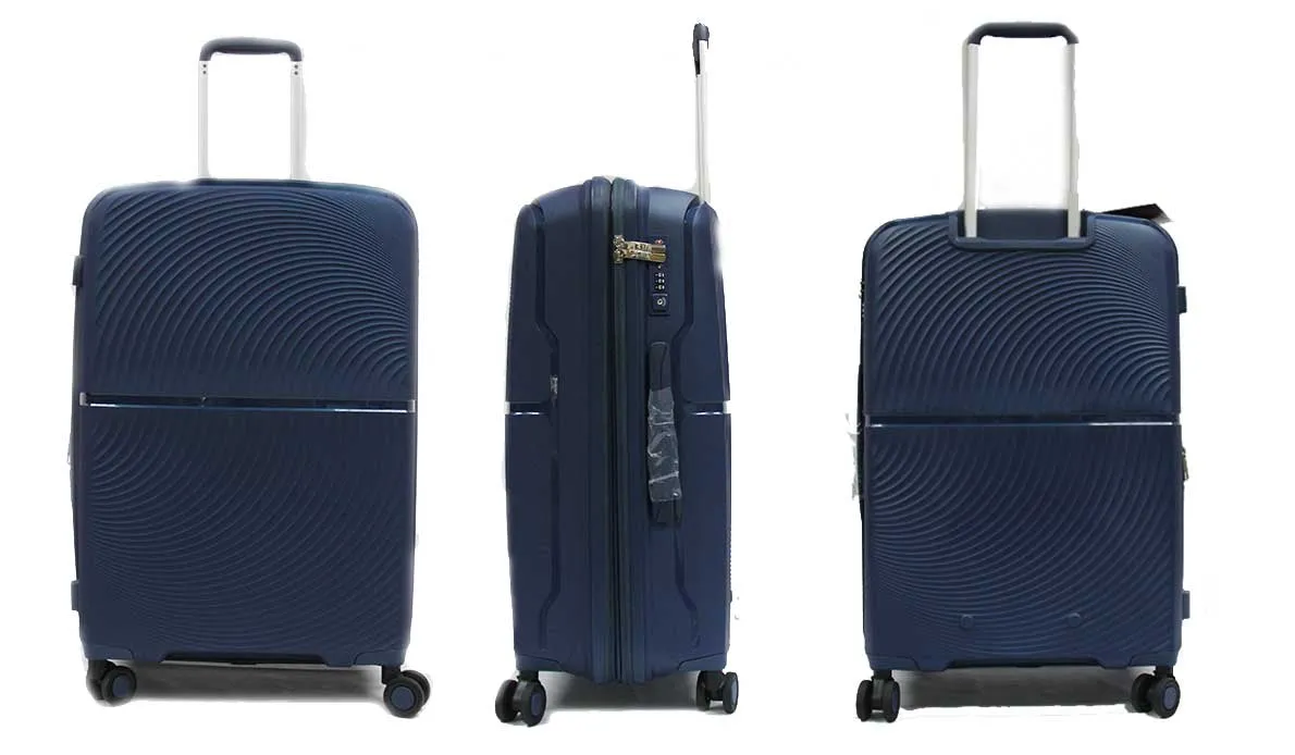 Elegant Polypropylene Expandable Luggage with Spinner Wheels with TSA Lock