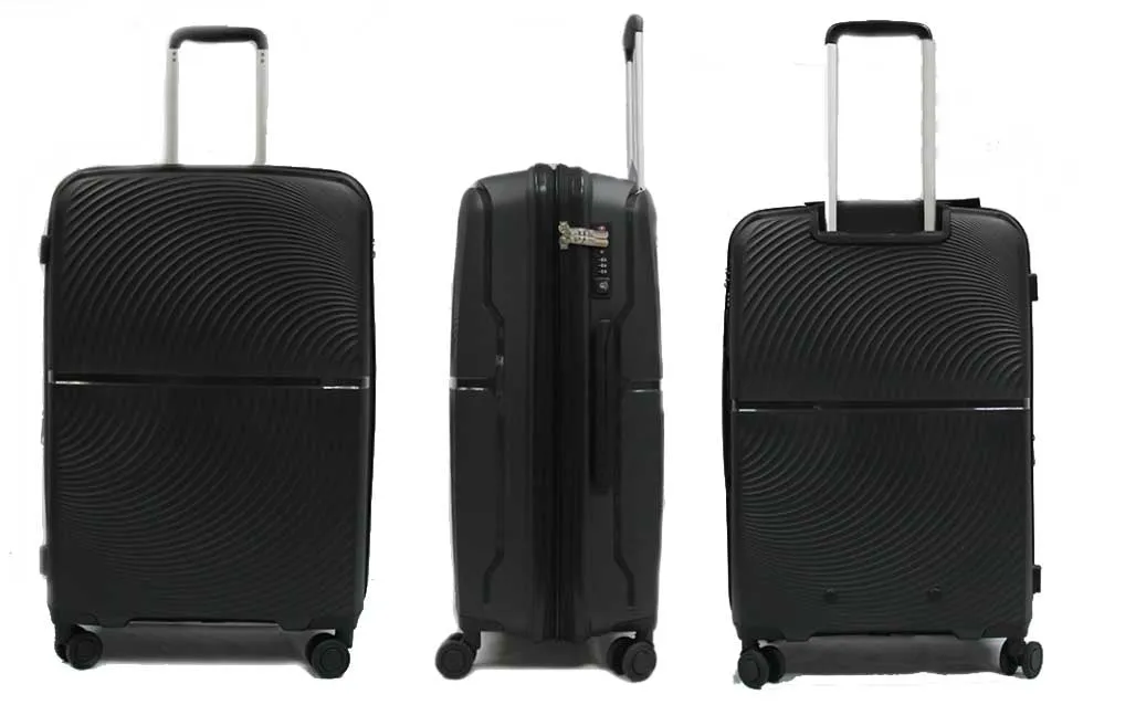 Elegant Polypropylene Expandable Luggage with Spinner Wheels with TSA Lock