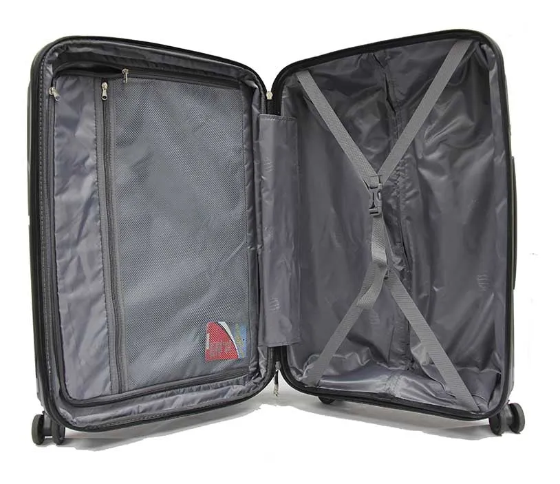 Elegant Polypropylene Expandable Luggage with Spinner Wheels with TSA Lock