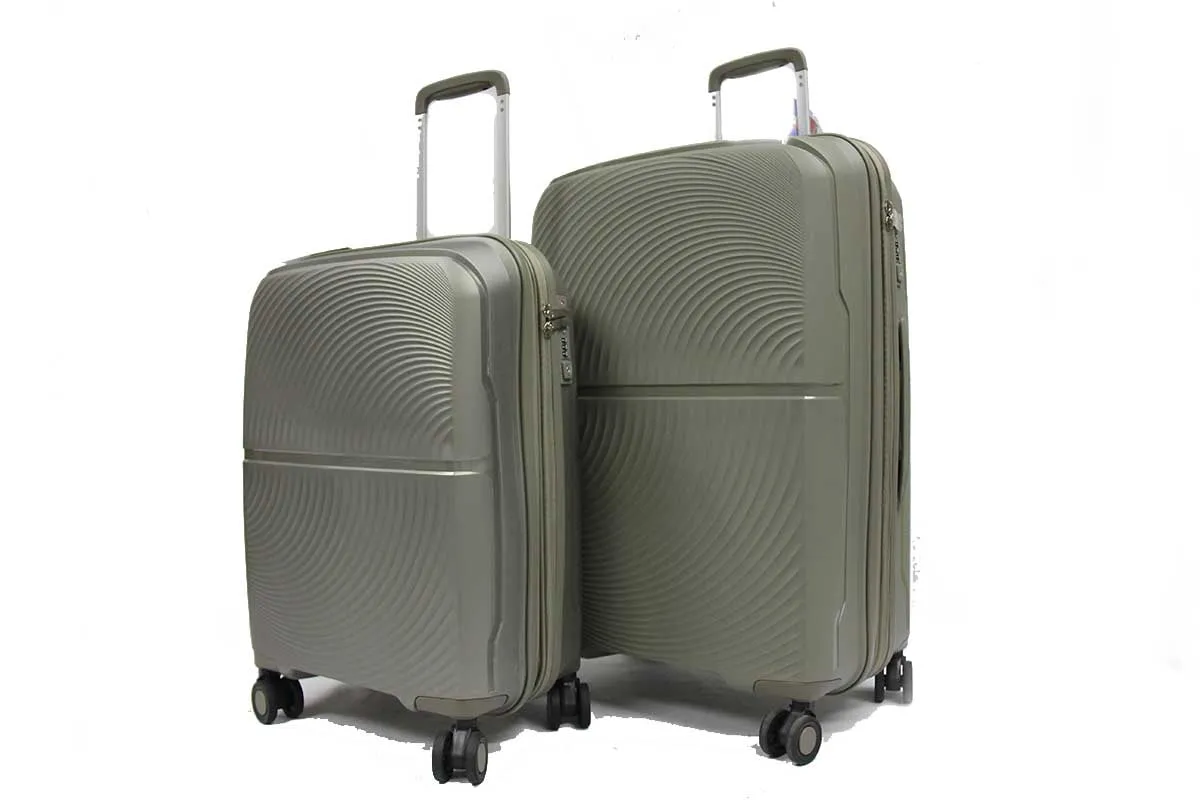 Elegant Polypropylene Expandable Luggage with Spinner Wheels with TSA Lock