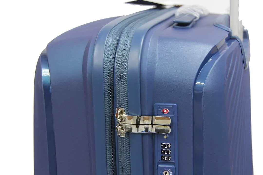 Elegant Polypropylene Expandable Luggage with Spinner Wheels with TSA Lock