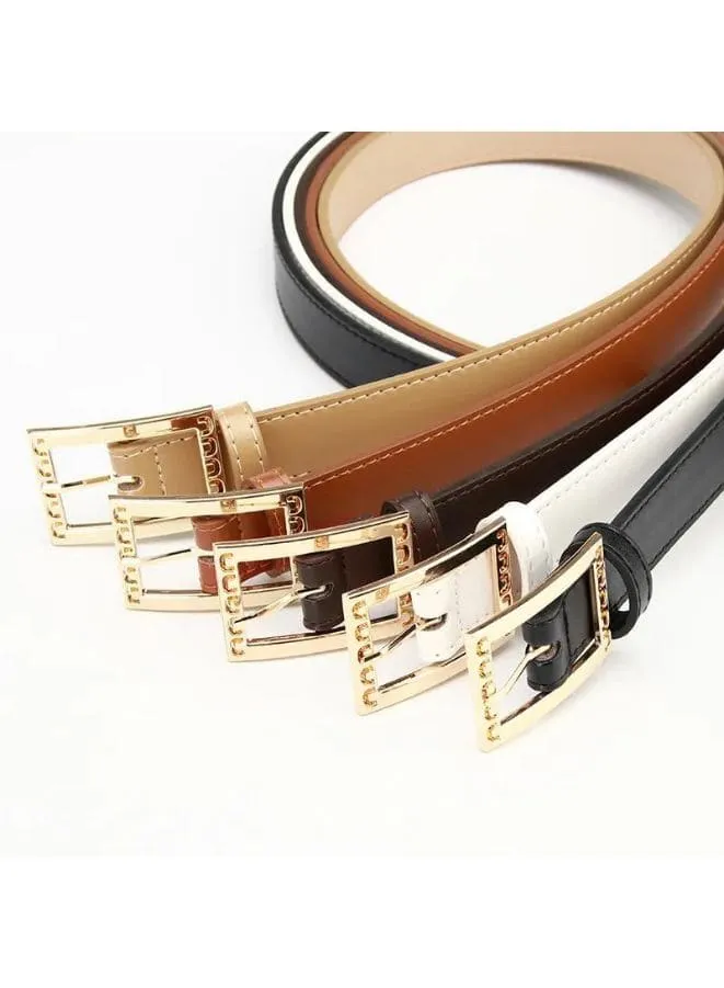 Elegant, Simple and Versatile Leather Belt for Women