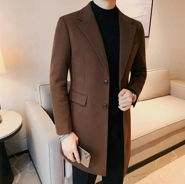 Elegant slim fit suit coat