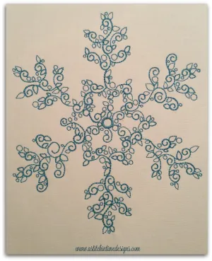 Elegant Snowflake for 6x10 Hoop