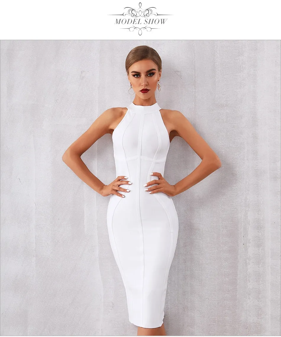 Elegant Tank Sexy Sleeveless Club Celebrity Runway Party Bodycon Bandage Dress