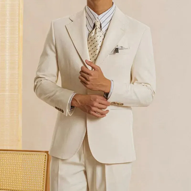 Elegant wedding premium suit 2 piece (blazer  pants)