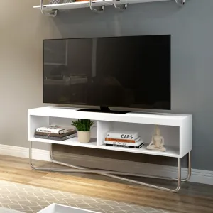 Elegant White TV Stand