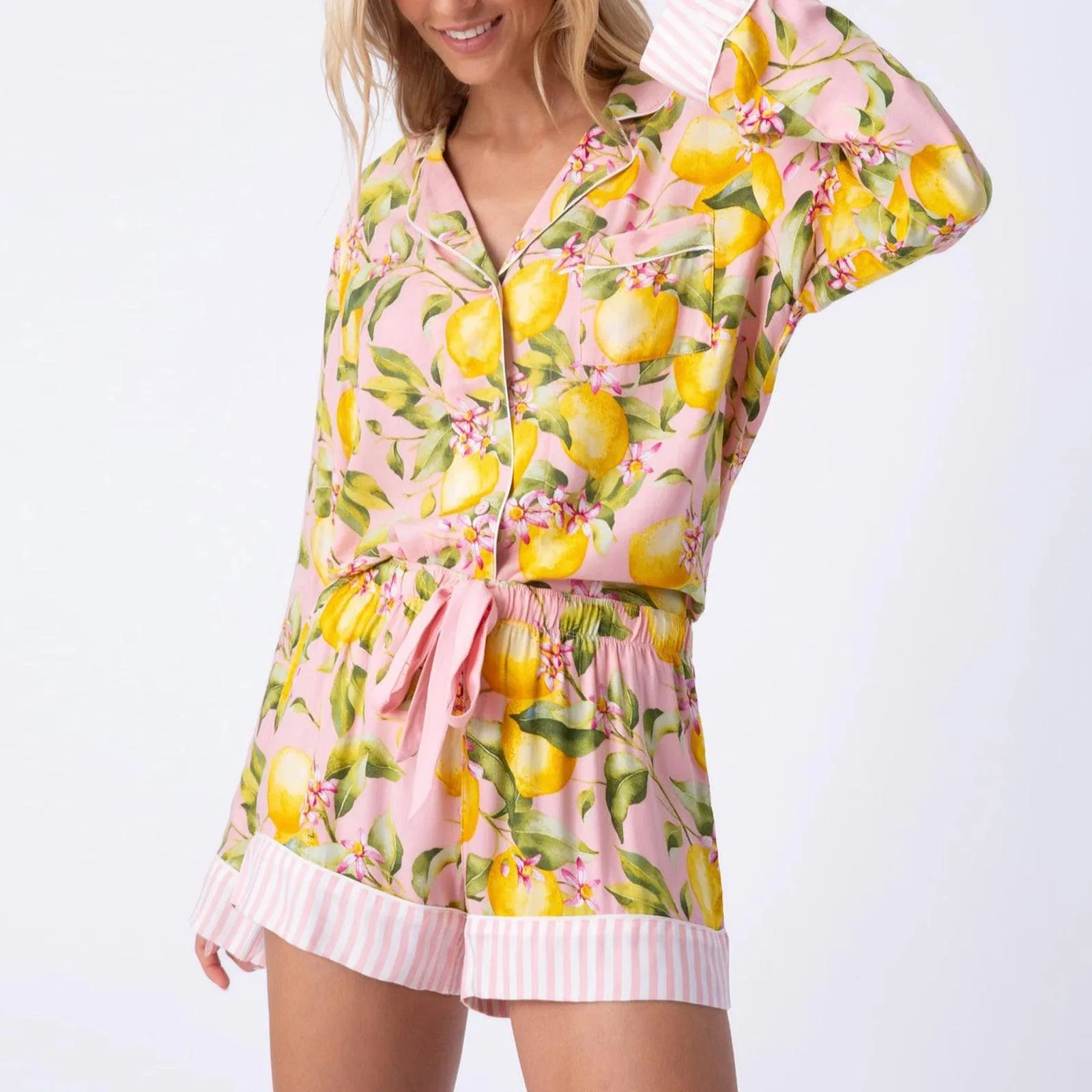 Elegant Women Summer Pajama Set