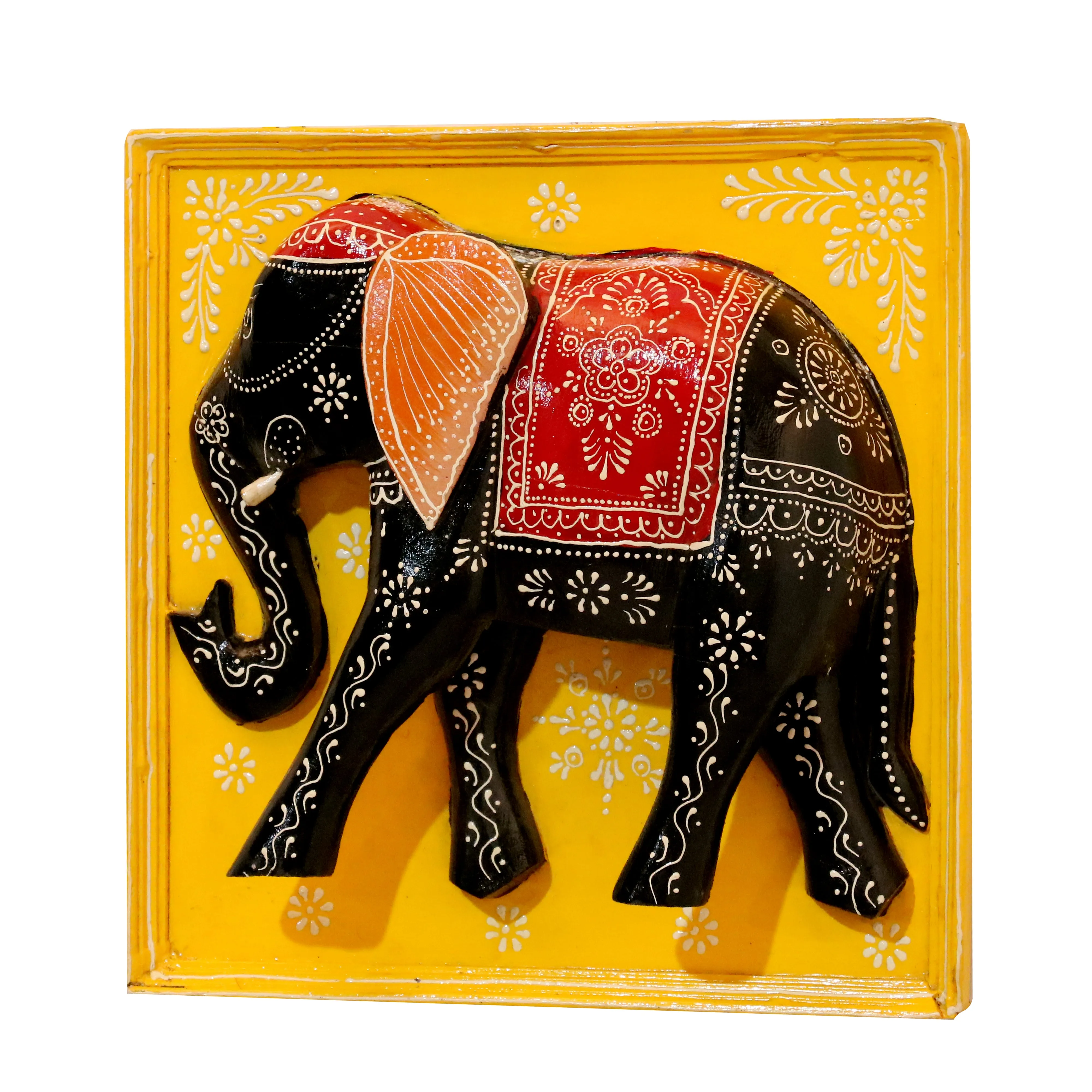 Elegant Wooden Elephant Frame