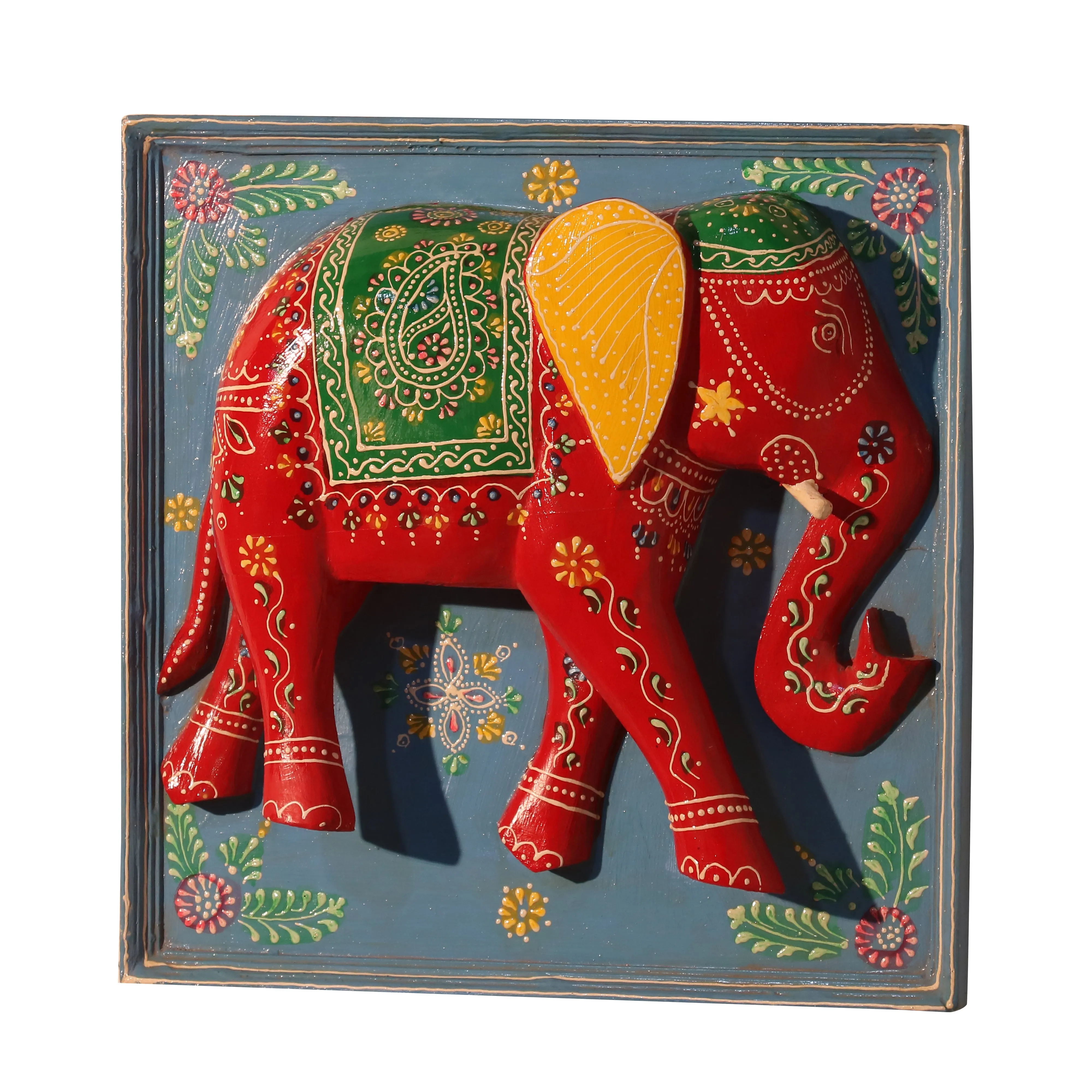 Elegant Wooden Elephant Frame