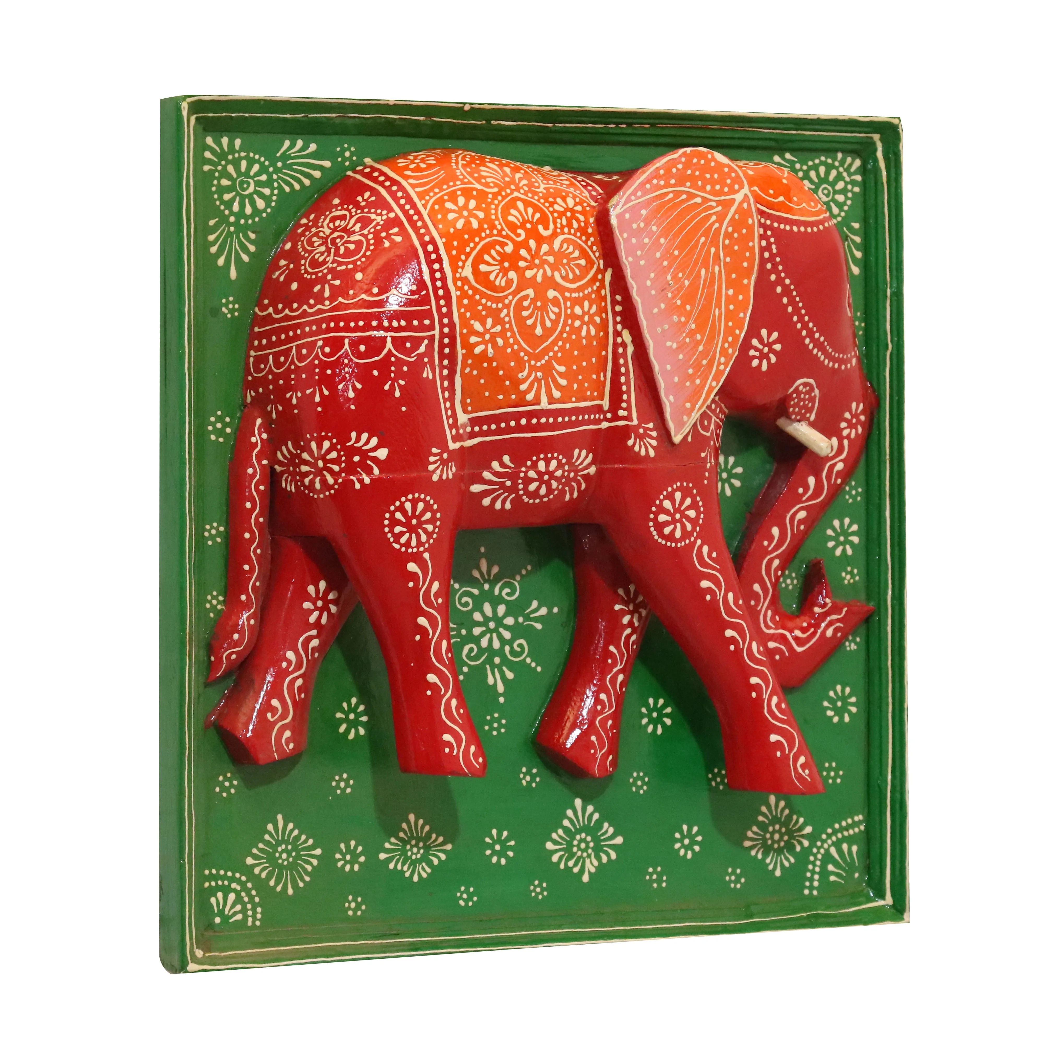 Elegant Wooden Elephant Frame