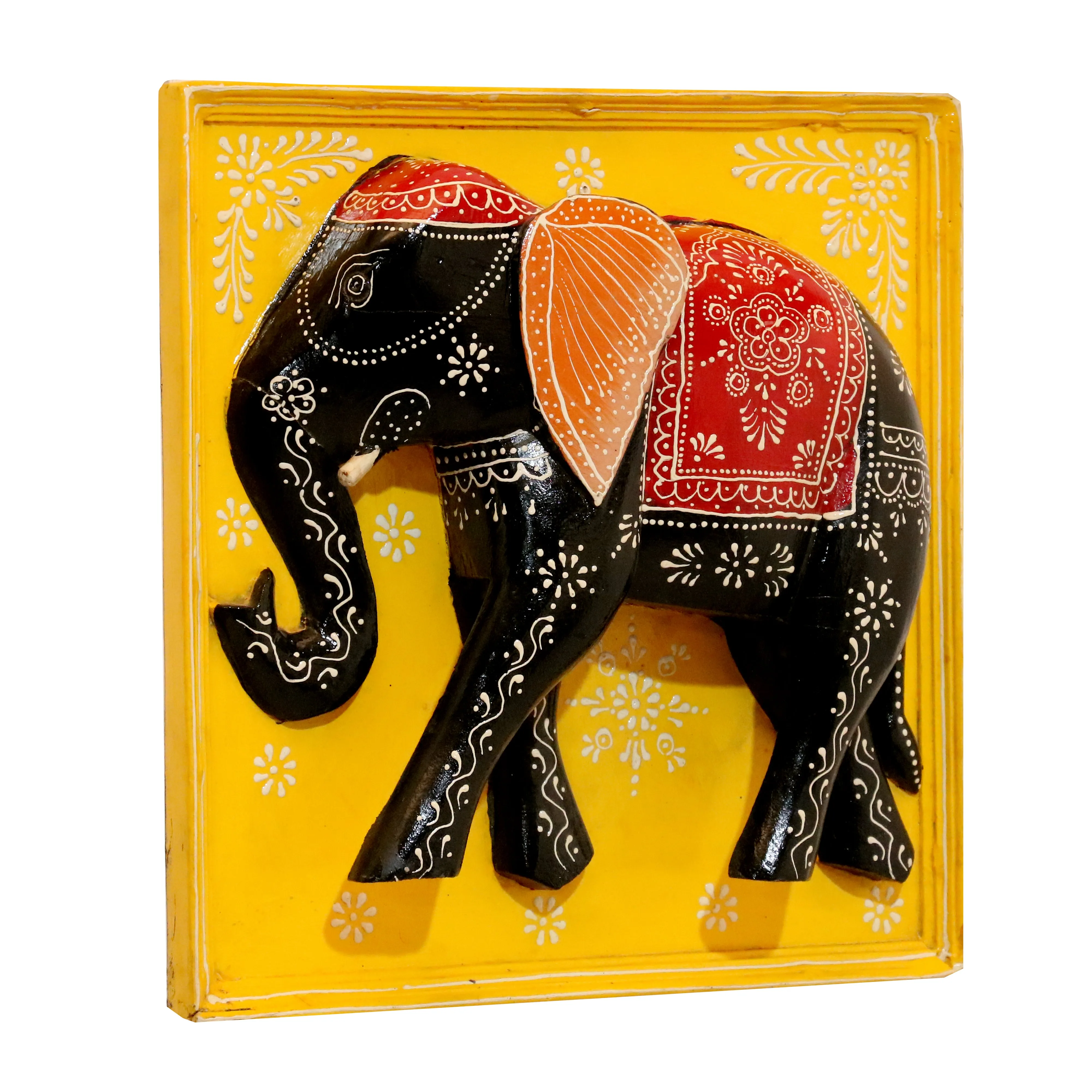 Elegant Wooden Elephant Frame