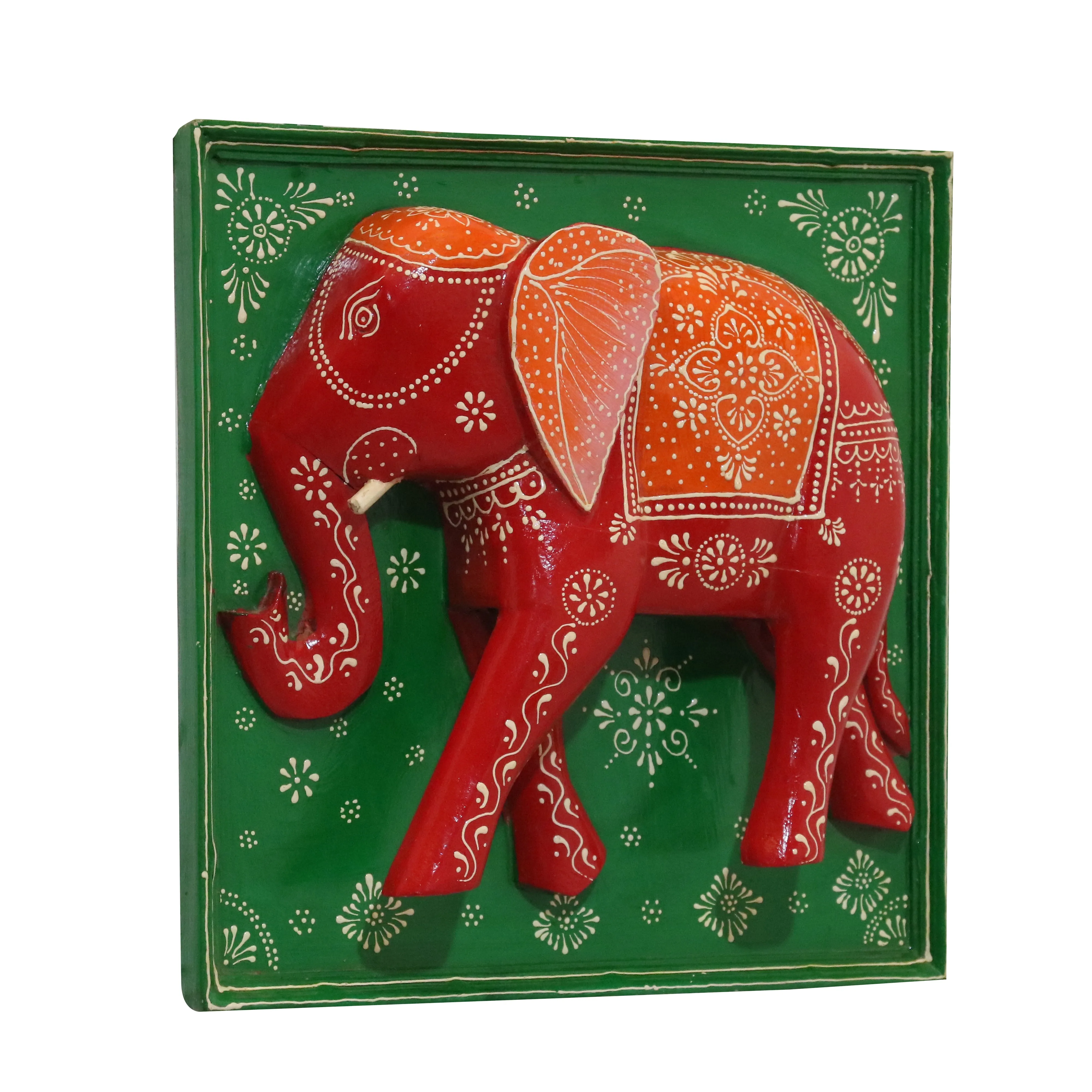 Elegant Wooden Elephant Frame