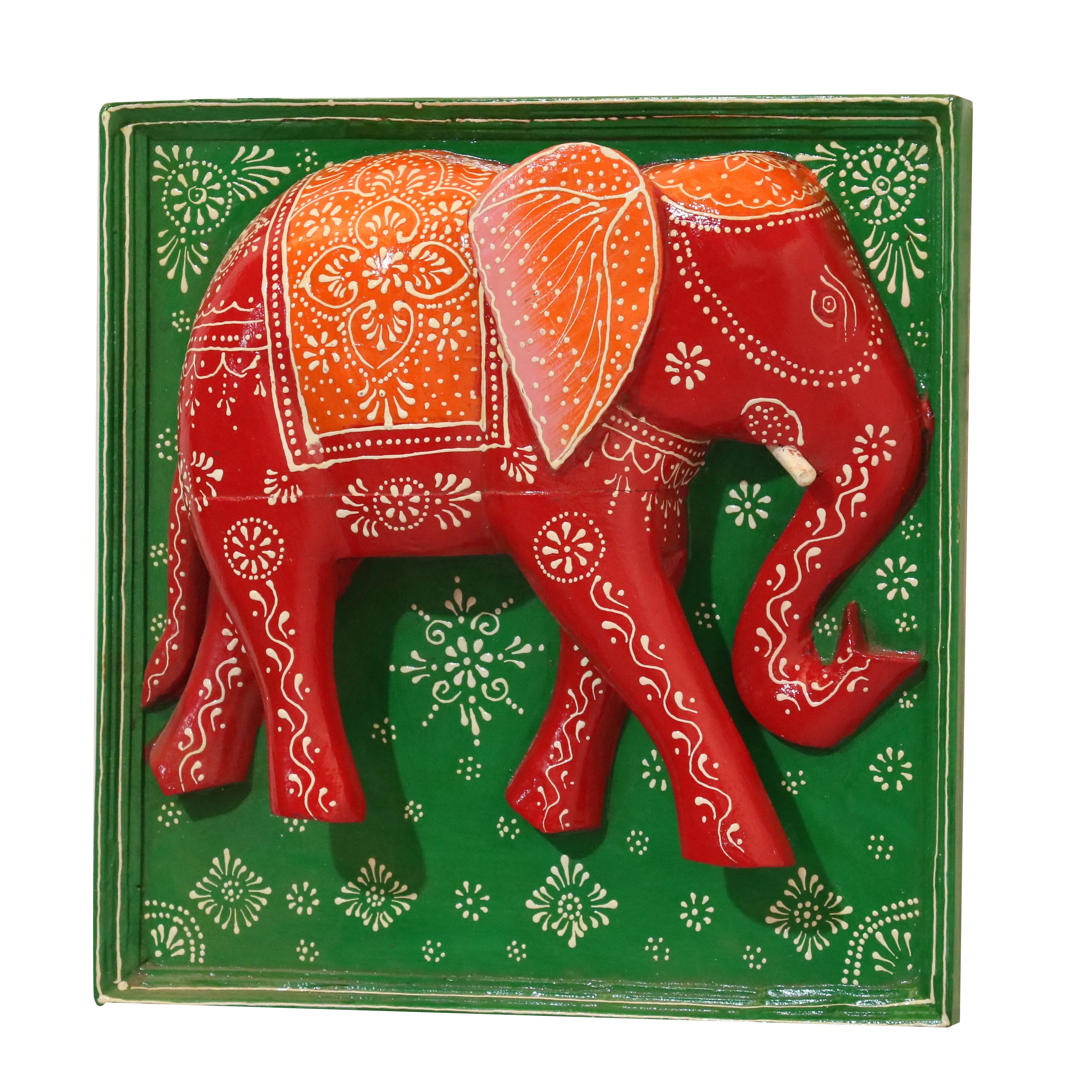 Elegant Wooden Elephant Frame