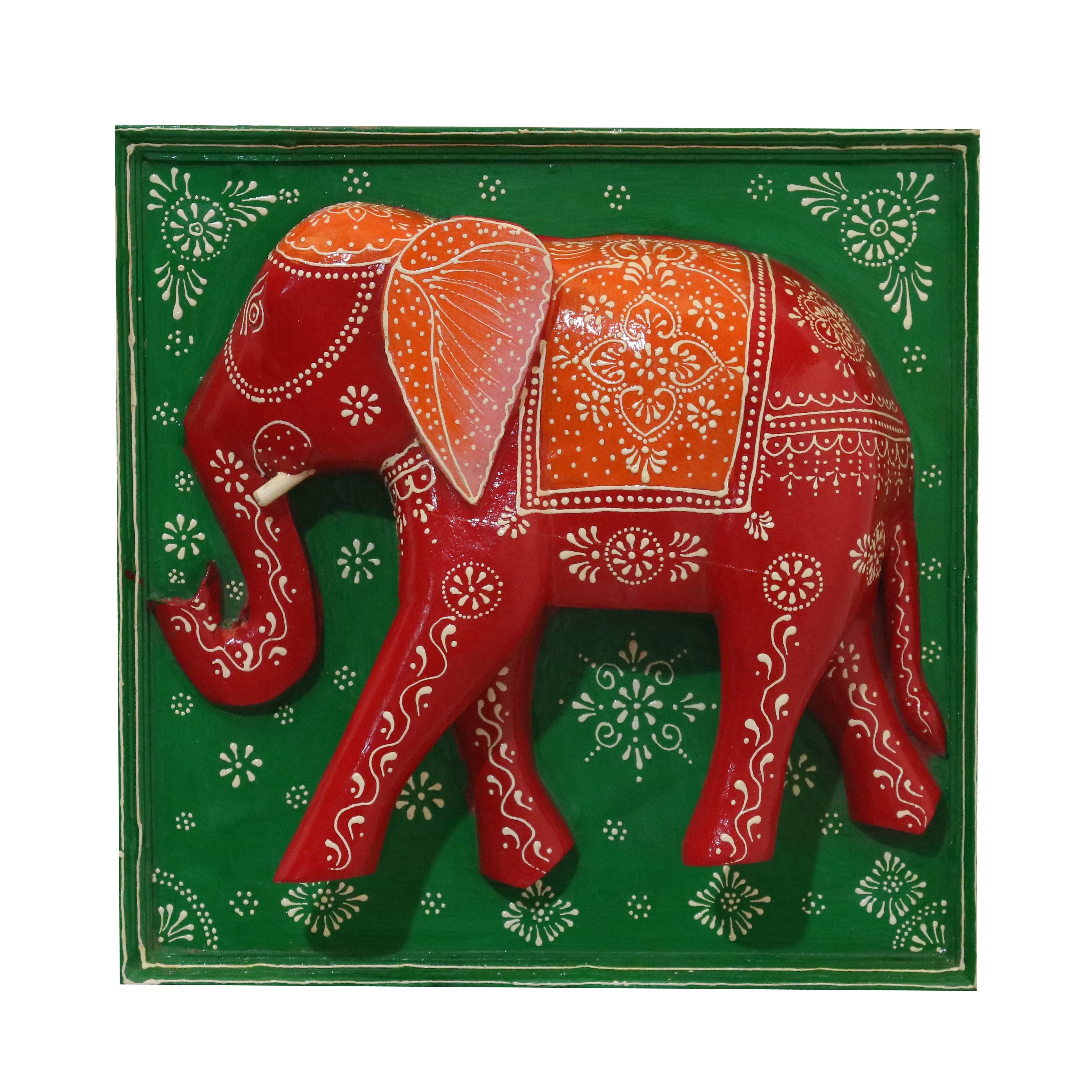 Elegant Wooden Elephant Frame