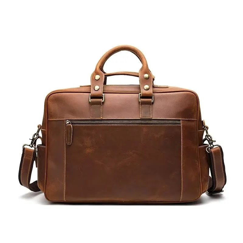 ElegantLuxe Cow Leather Men's Luxury Travel Bag