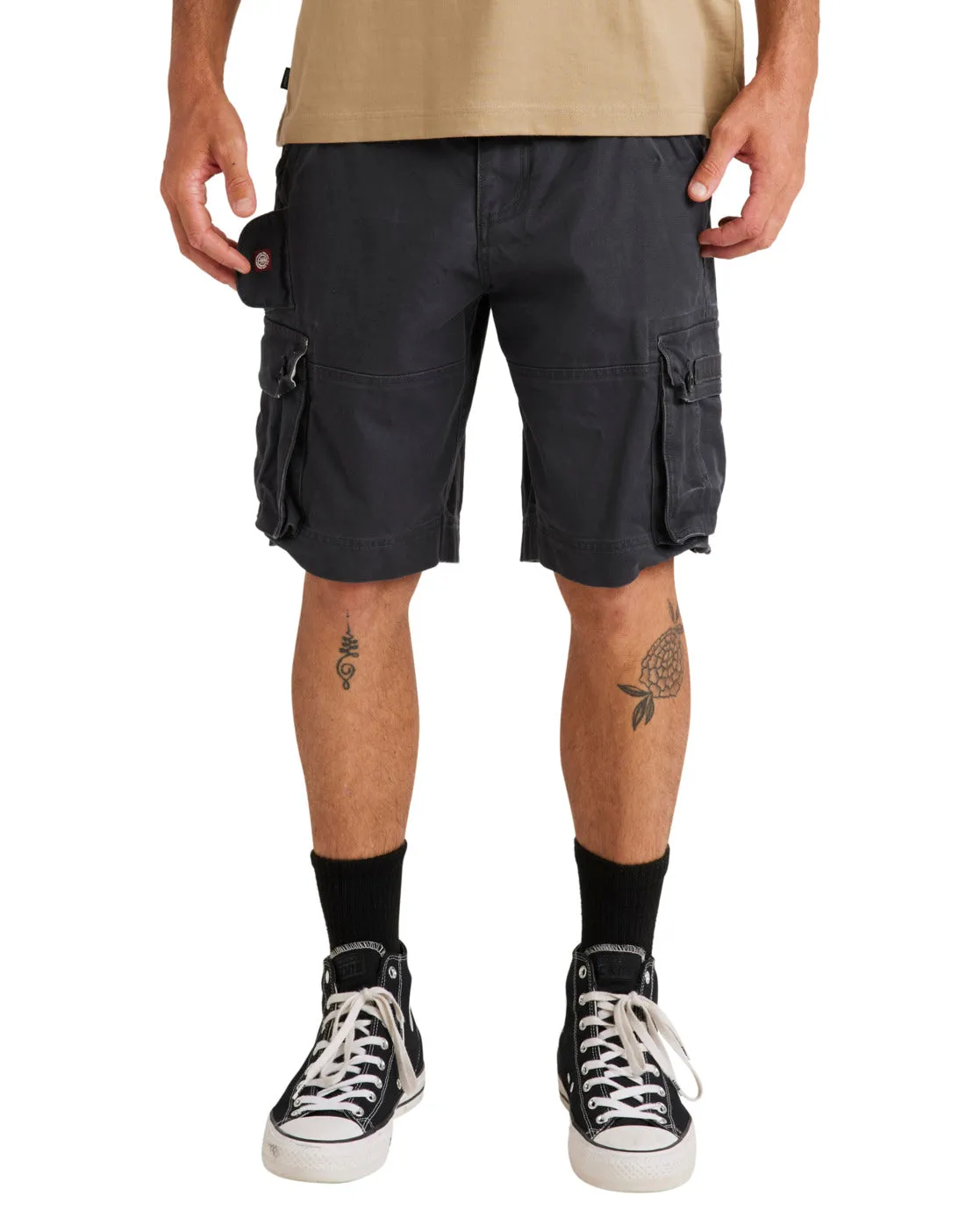 Element - Source Cargo Short (Off Black) (Olive)