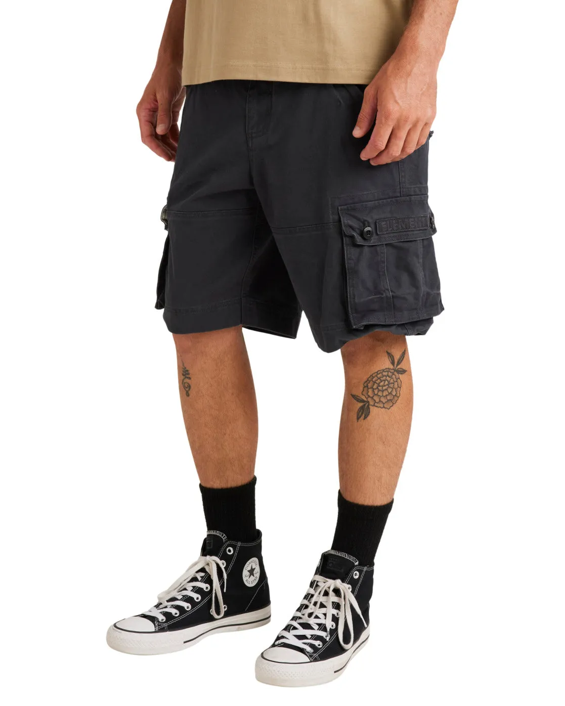 Element - Source Cargo Short (Off Black) (Olive)