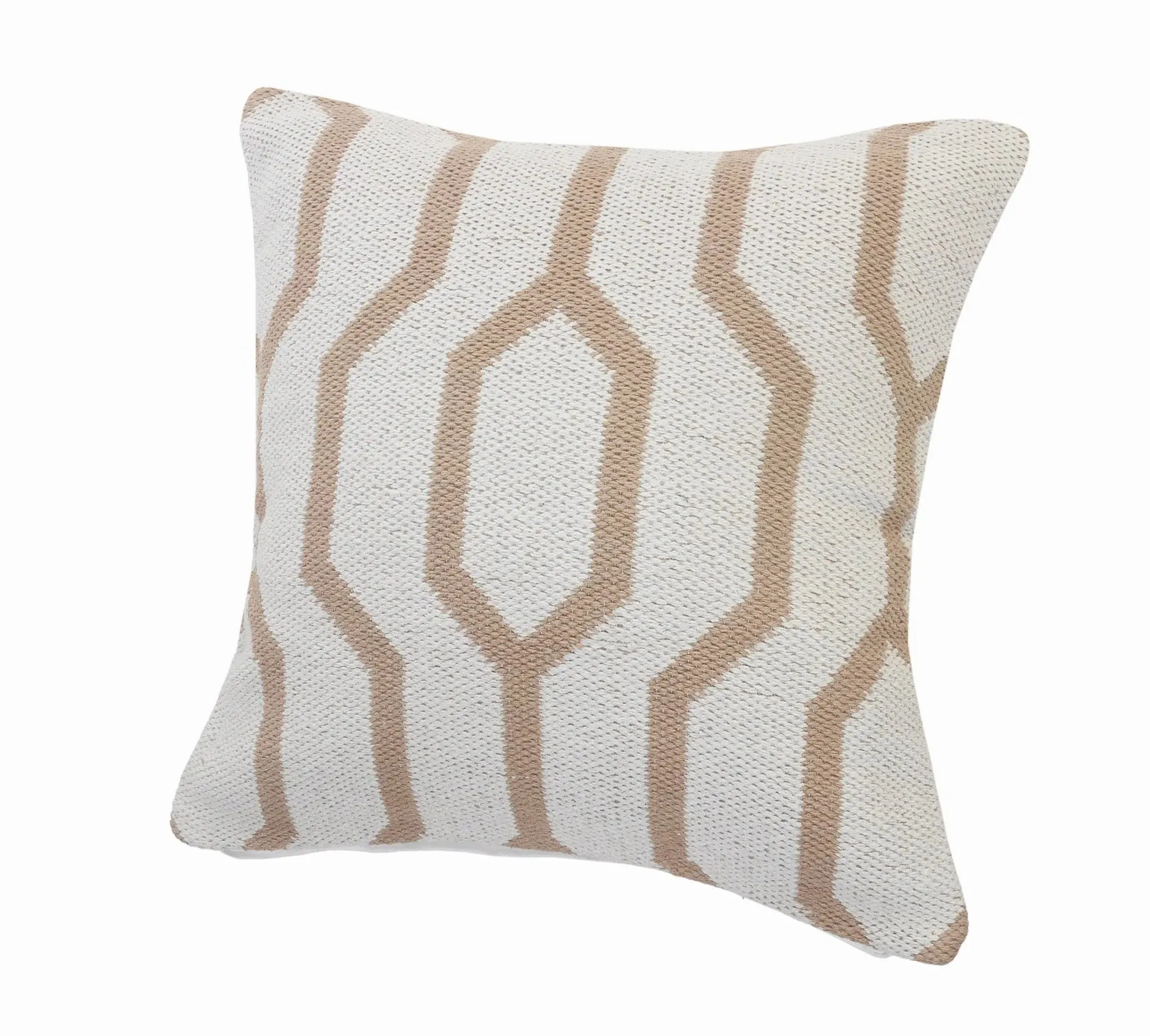 Elemental Lr07550 Hazelnut/White Pillow