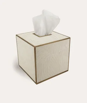 Elemental Tissue Box Square - Ivory