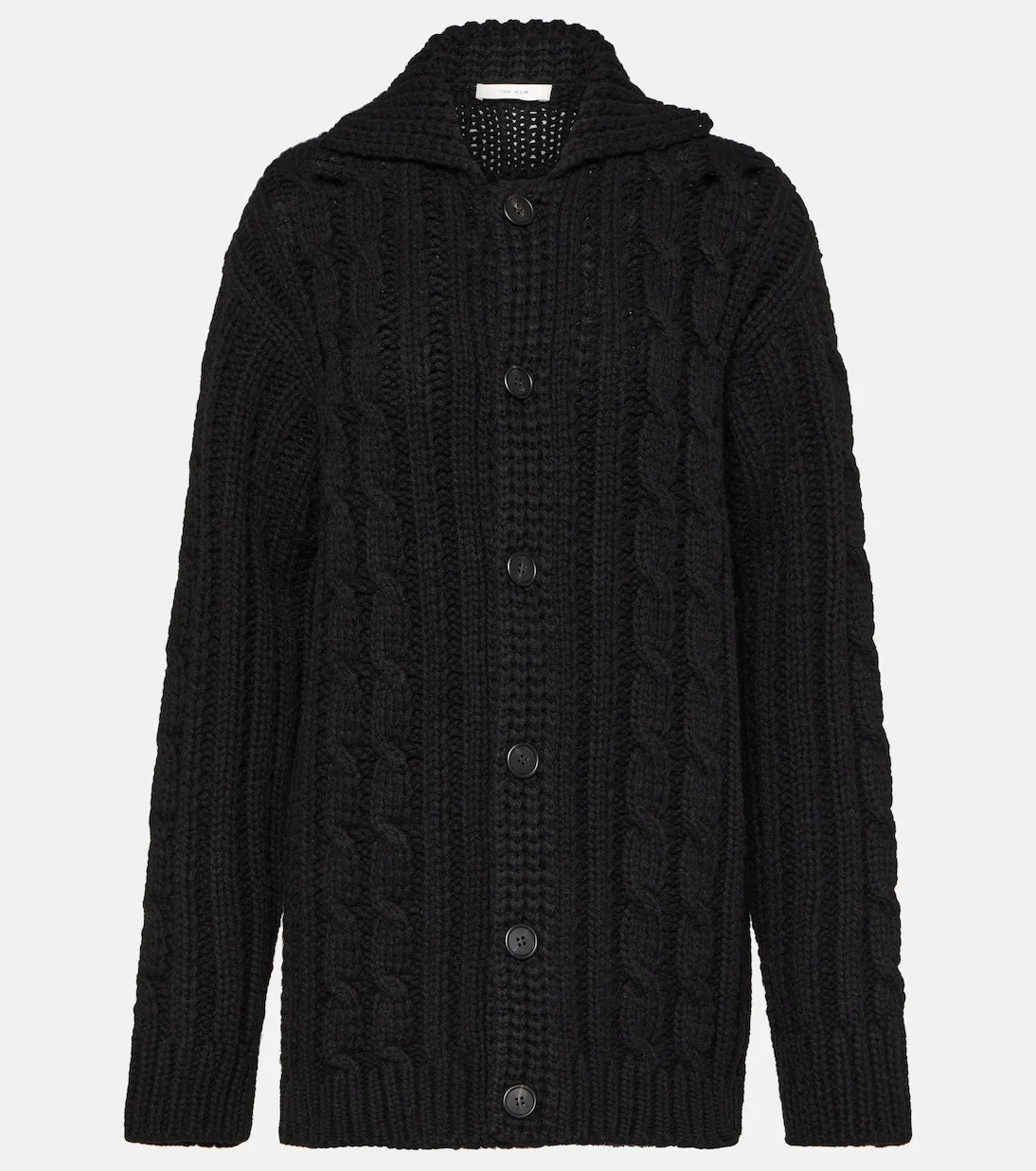 Eleo wool cardigan The Row, black