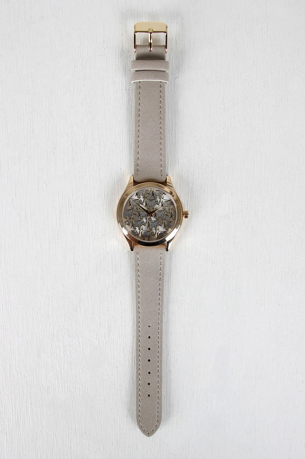 Elephant and Rhinestones Watch