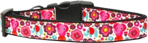 Elephant Elefun Nylon Dog Collar Sm