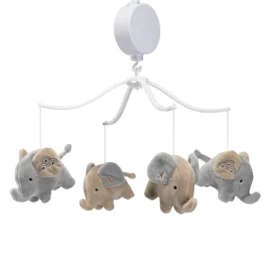 Elephant Love Musical Baby Crib Mobile