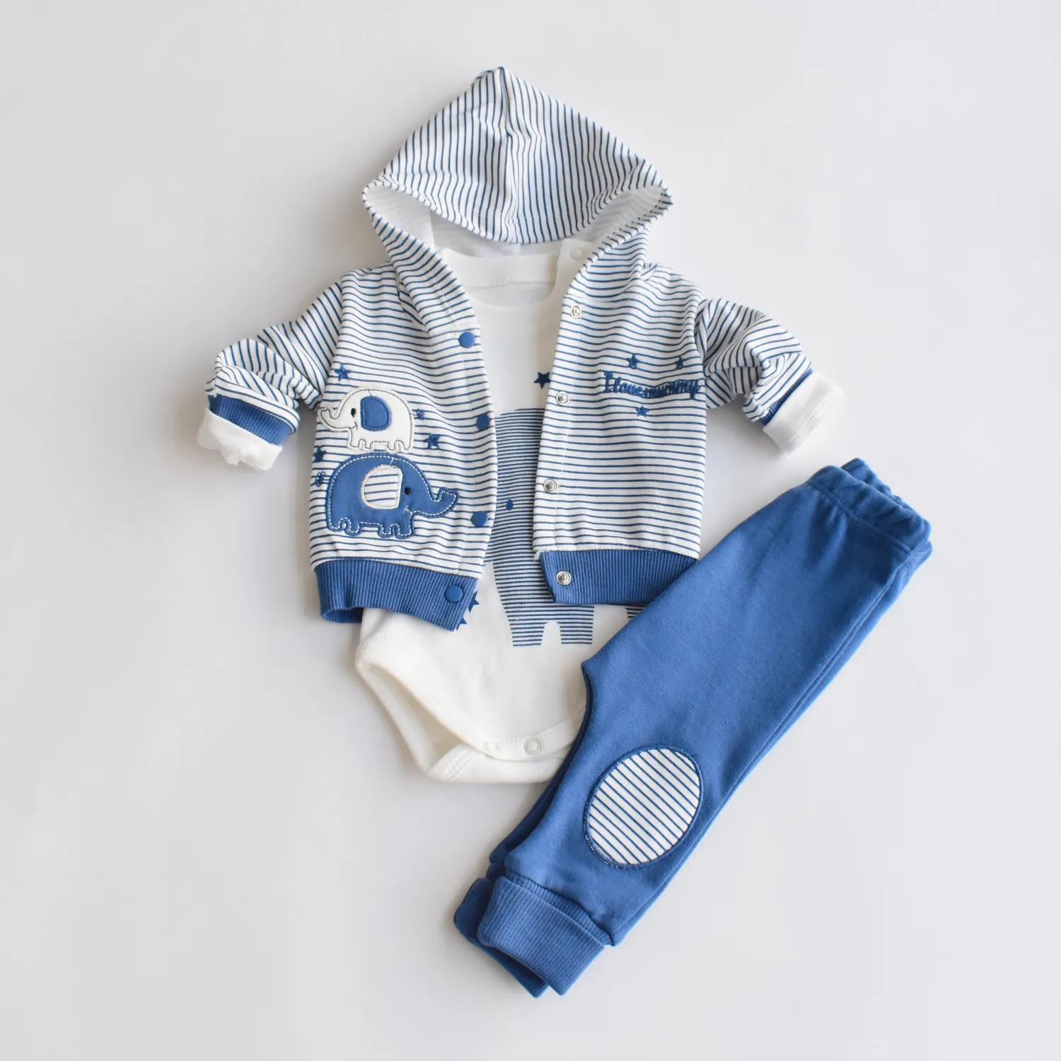 Elephant Newborn Boys Set