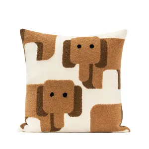 Elephant Patterned Cushion